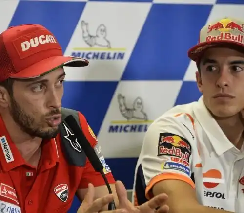 MotoGP, Marc Marquez trova un possibile lavoro per Dovizioso