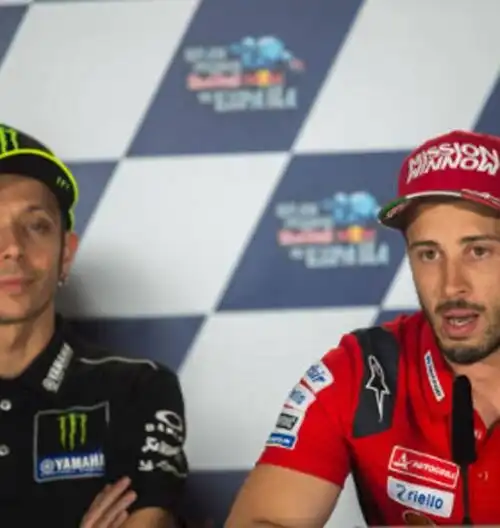 Valentino Rossi e Andrea Dovizioso parlano giovedì