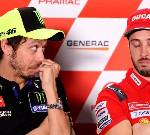 Andrea Dovizioso dice la sua su Valentino Rossi