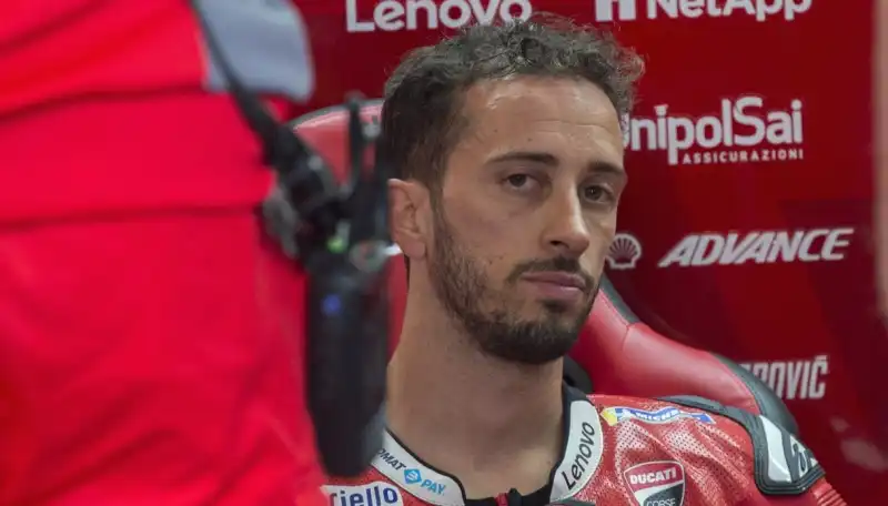 Andrea Dovizioso irritato da un dettaglio