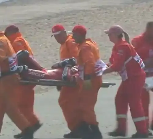Brutto incidente Quartararo-Dovizioso