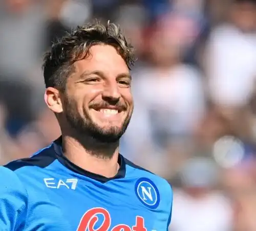 Dries Mertens manda un messaggio al Napoli