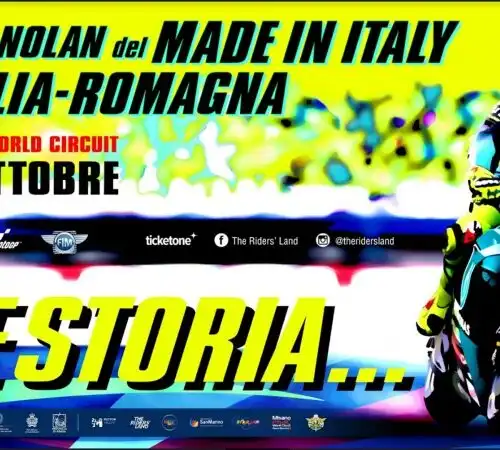 Nuova opera di Aldo Drudi per celebrare Valentino Rossi