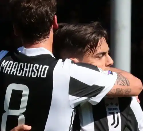 Marchisio, auguri affettuosi a Dybala