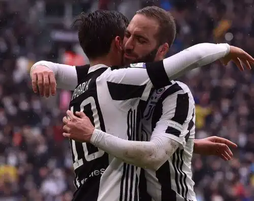 Juventus in volo grazie a Dybala, super gol di Immobile