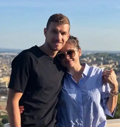 Lady Dzeko innamorata di Roma