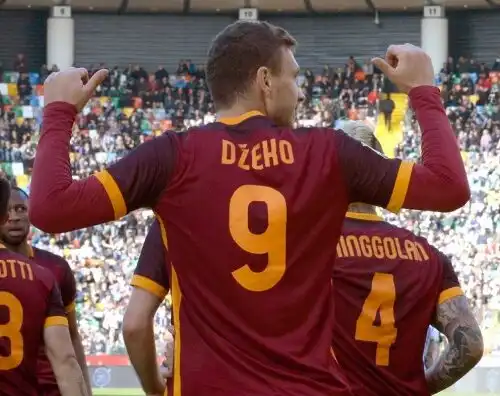 Roma, l’amore è Dzeko