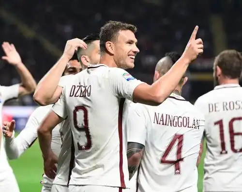 Serie A, Milan-Roma 1-4: Dzeko domina