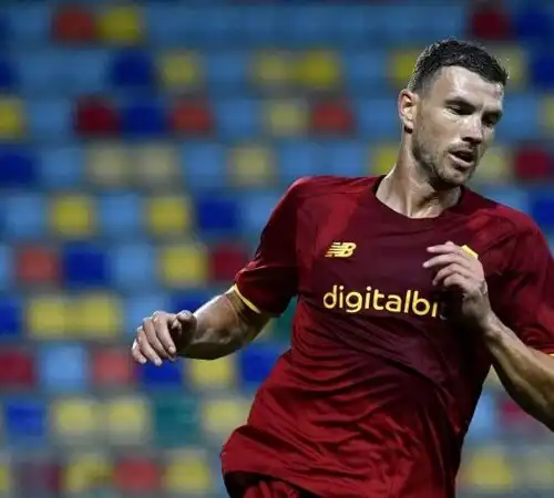 Edin Dzeko segna e chiarisce sul suo futuro