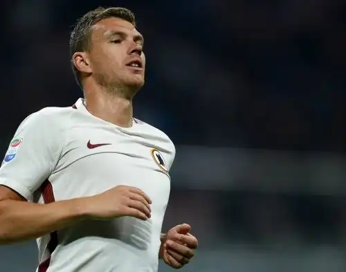 Roma, Dzeko fa crac: salta la Juventus