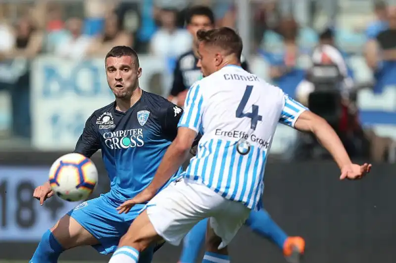 Empoli sconfitto in casa dalla Spal, ormai salva.