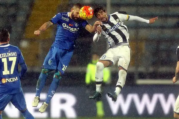 Empoli ed Udinese impattano al Castellani, Zapata porta in vantaggio i friulani, Saponara sbaglia un calcio di rigore ma Pucciarelli pareggia allo scadere.