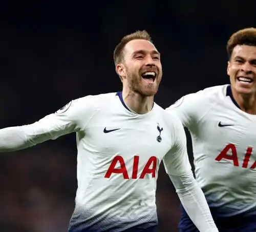 L’Inter abbraccia il nuovo colpo Eriksen