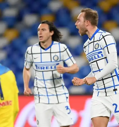 L’Inter fa un favore alla Juve, 1-1 a Napoli