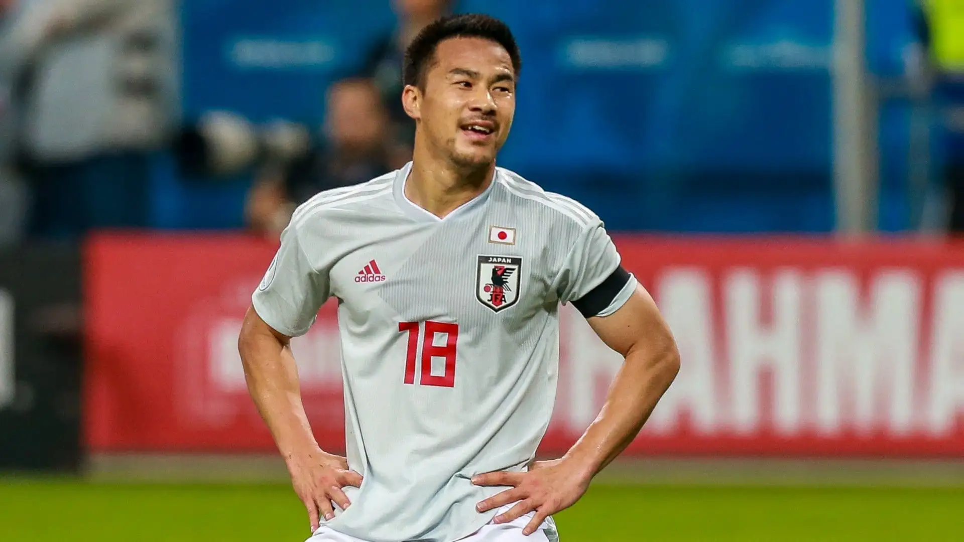 Con la nazionale giapponese Shinji Okazaki ha segnato ben 50 gol in 119 partite
