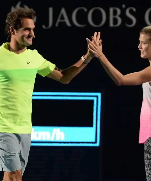 Eugenie Bouchard glorifica Roger Federer
