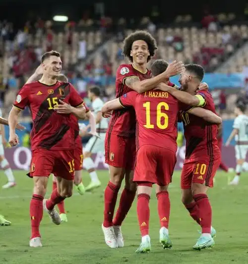 Euro2020, Belgio-Portogallo 1-0: le foto