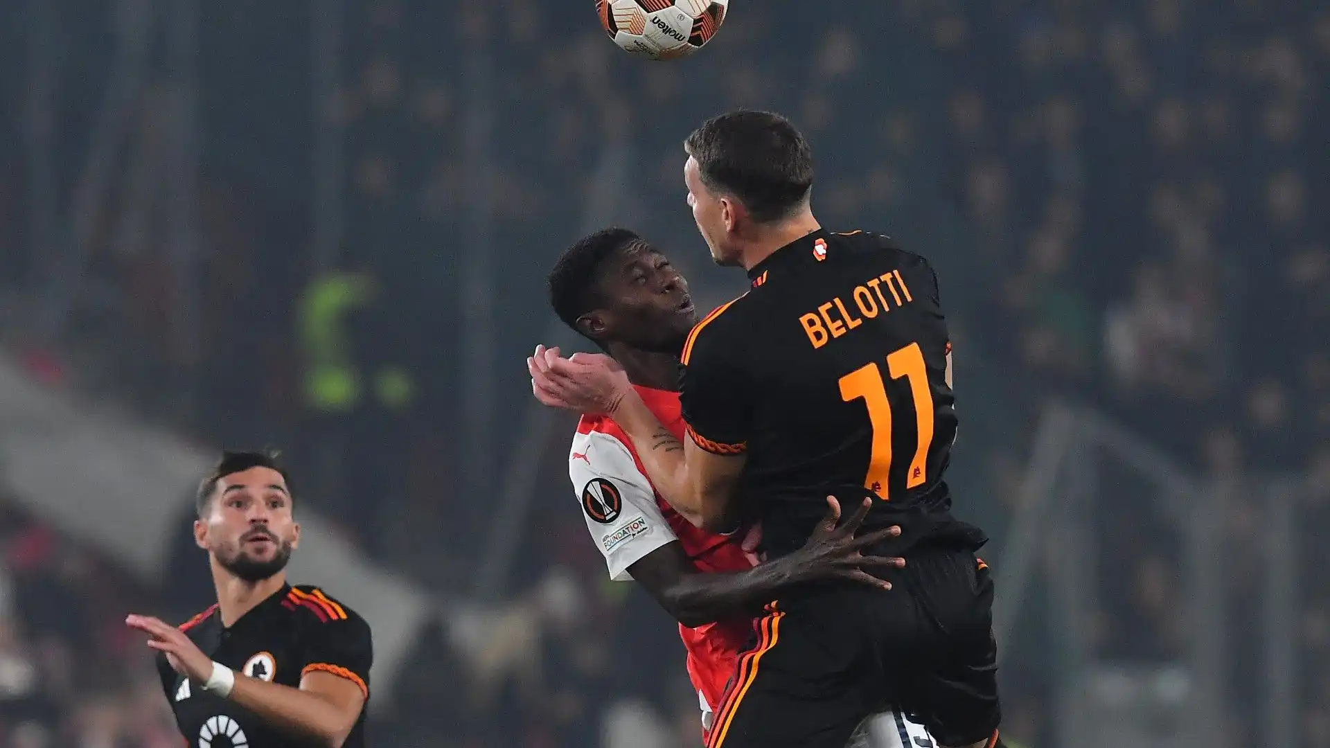 Europa League: brutto scivolone della Roma. Le foto
