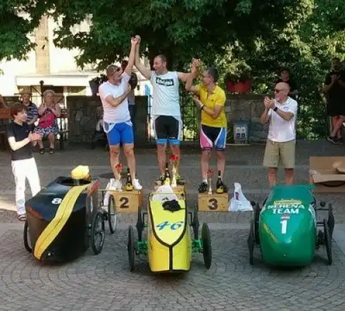 F1 a pedali, spettacolo a Pisano: le foto