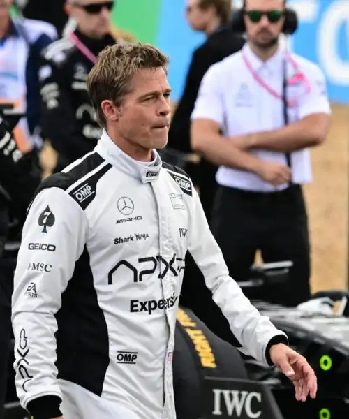 F1: c’è anche Brad Pitt in pista. Le foto