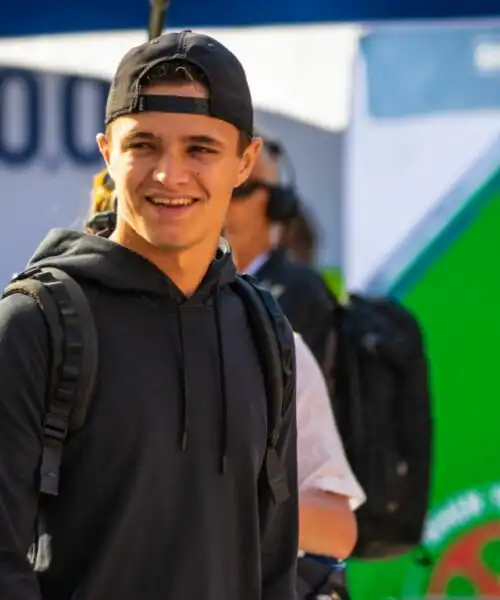 F1, le foto dell’arrivo di Lando Norris a Monza