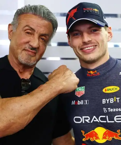 F1, tifoso speciale per la Red Bull a Monza: è Sylvester Stallone. Le foto