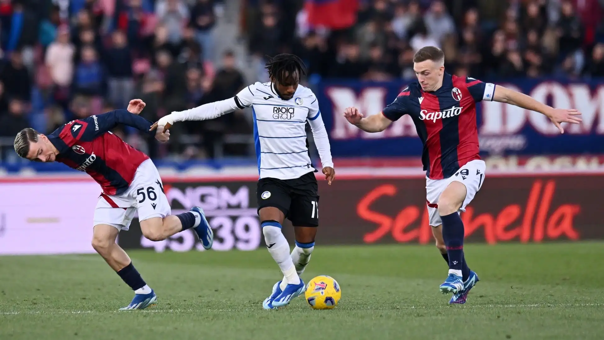 L'Atalanta ha provato in tutti i modi a segnare al Bologna ma non ci è riuscita