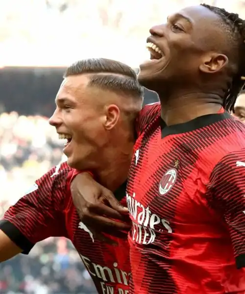 Favola Simic: esordio con gol nel Milan. Le foto