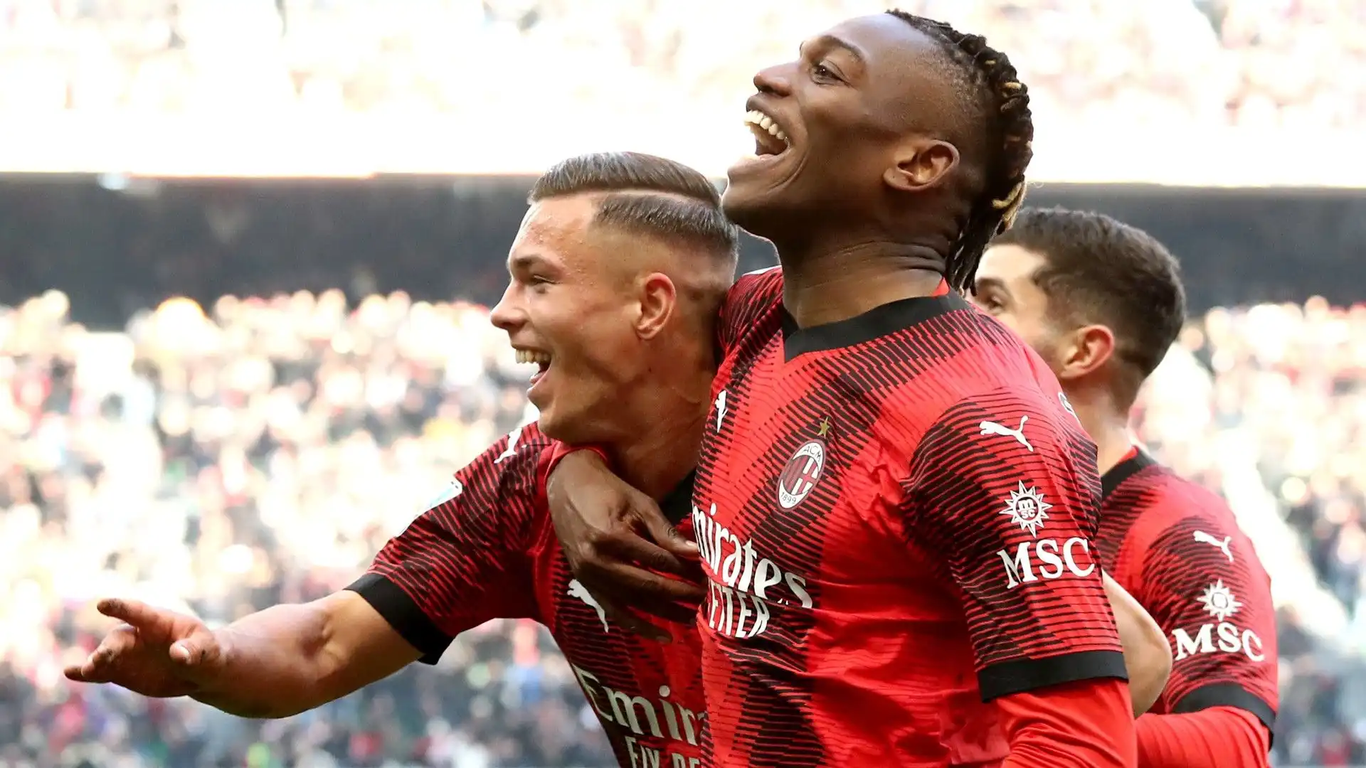 Favola Simic: esordio con gol nel Milan. Le foto
