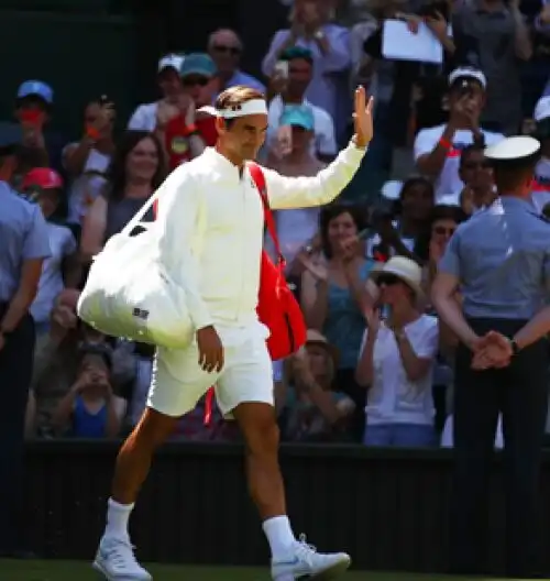 Wimbledon, Federer abdica