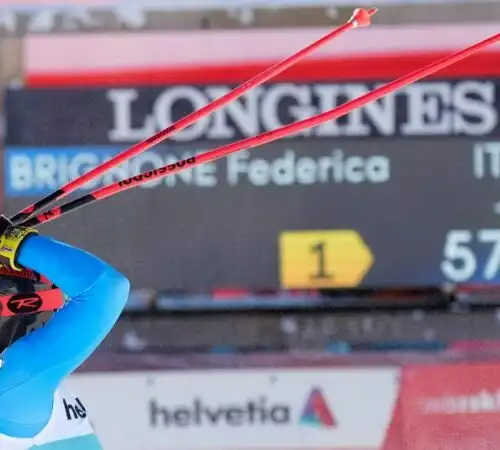 Federica Brignone da sogno, grande Italia a St. Moritz