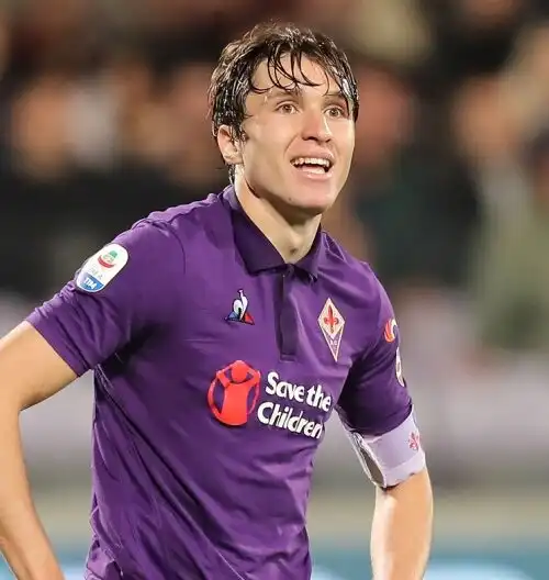 Fiorentina, Federico Chiesa ancora fuori