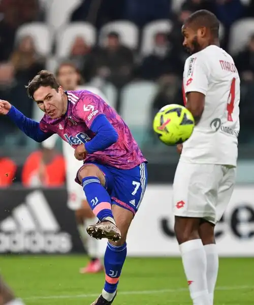 Una perla di Federico Chiesa abbatte il Monza: Juve ai quarti