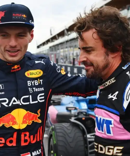 F1, Max Verstappen incorona Fernando Alonso