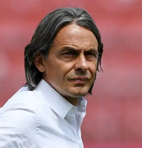 Franco Colomba applaude Filippo Inzaghi