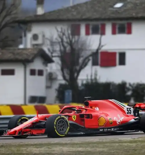 Fiorano, le foto della prima di Carlos Sainz in Ferrari