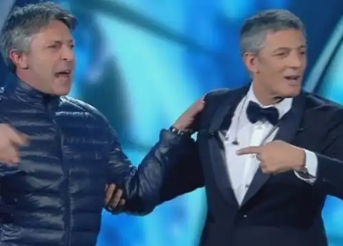 Sanremo, Fiorello (con invasore) si prende la prima serata