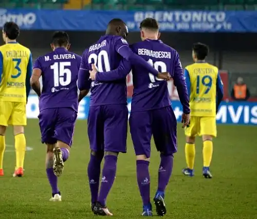 Serie A, Chievo-Fiorentina 0-3: tris da Europa