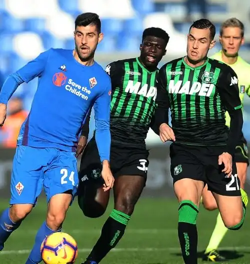 Fiorentina salva al 96′, Sassuolo beffato