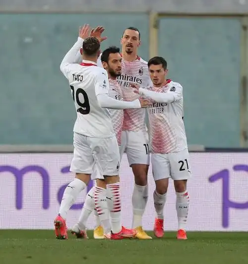 Fiorentina-Milan, le foto dello spettacolare 2-3