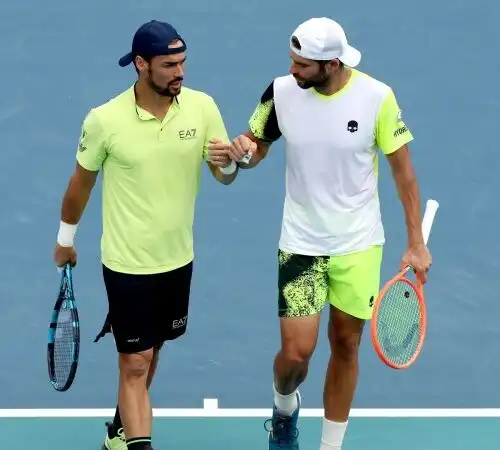 Miami Open, il duo Fognini-Bolelli si ferma sul più bello