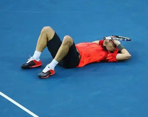 Australian Open, Fognini è fuori