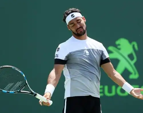 Fognini dà forfait contro il Belgio