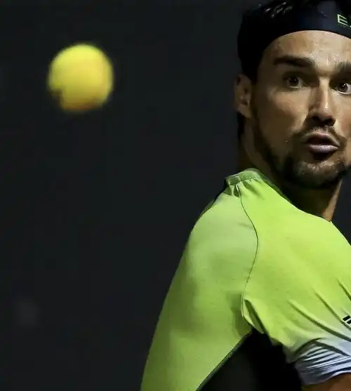 Fabio Fognini saluta Miami