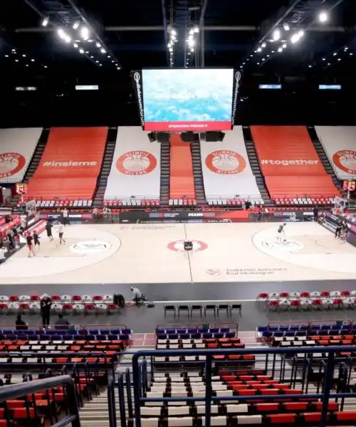 Olimpia Milano, cambia l’orario del derby con Varese