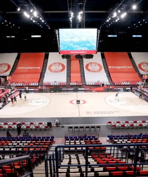 L’Olimpia Milano dedica il parquet del Forum a Cesare Rubini