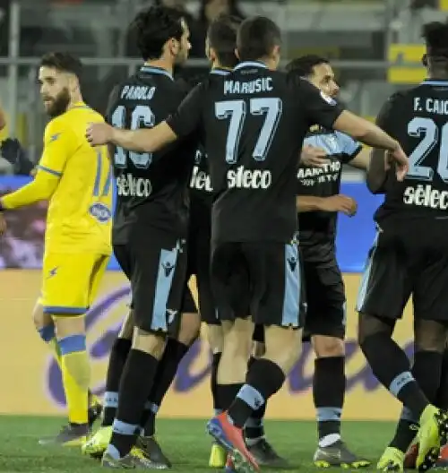 Alla Lazio basta Caicedo, rabbia Frosinone