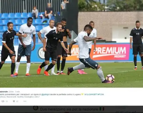 Gabigol, prima rete in nerazzurro
