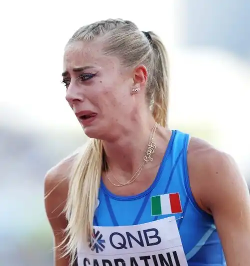 Gaia Sabbatini, delusione e lacrime ai Mondiali: le foto