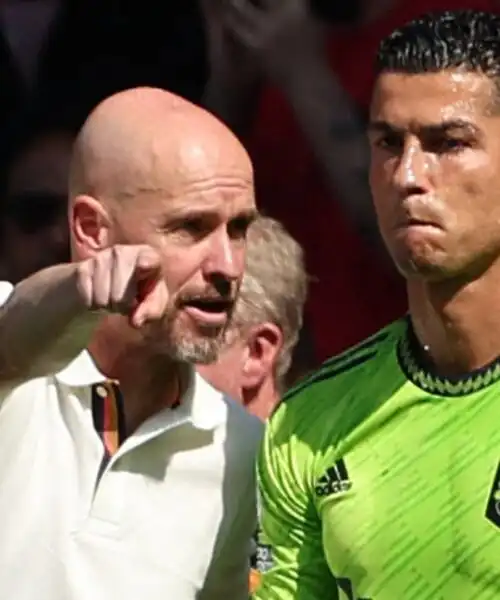 Cristiano Ronaldo, arriva la dura replica di Erik Ten Hag